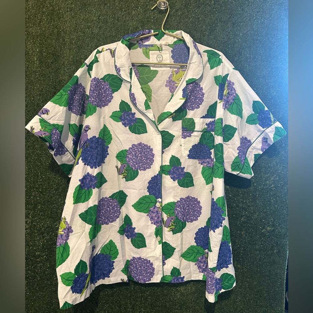 Printfresh Hydrangea Hideaway Short Sleep Set - image 6